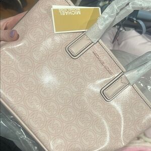 Michael Kors Pink Logo Tote Bag